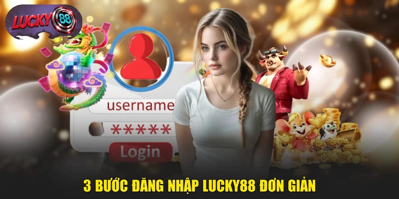 3 bước đăng nhập LUCKY88 đơn giản