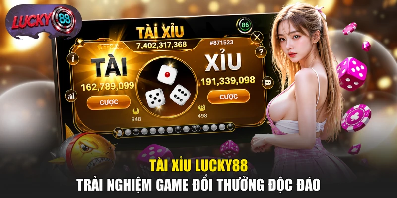 Tài Xỉu LUCKY88 - Trải Nghiệm Game Đổi Thưởng Độc Đáo