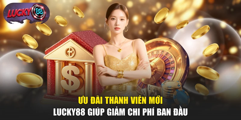 Ưu đãi thành viên mới LUCKY88 giúp giảm chi phí ban đầu
